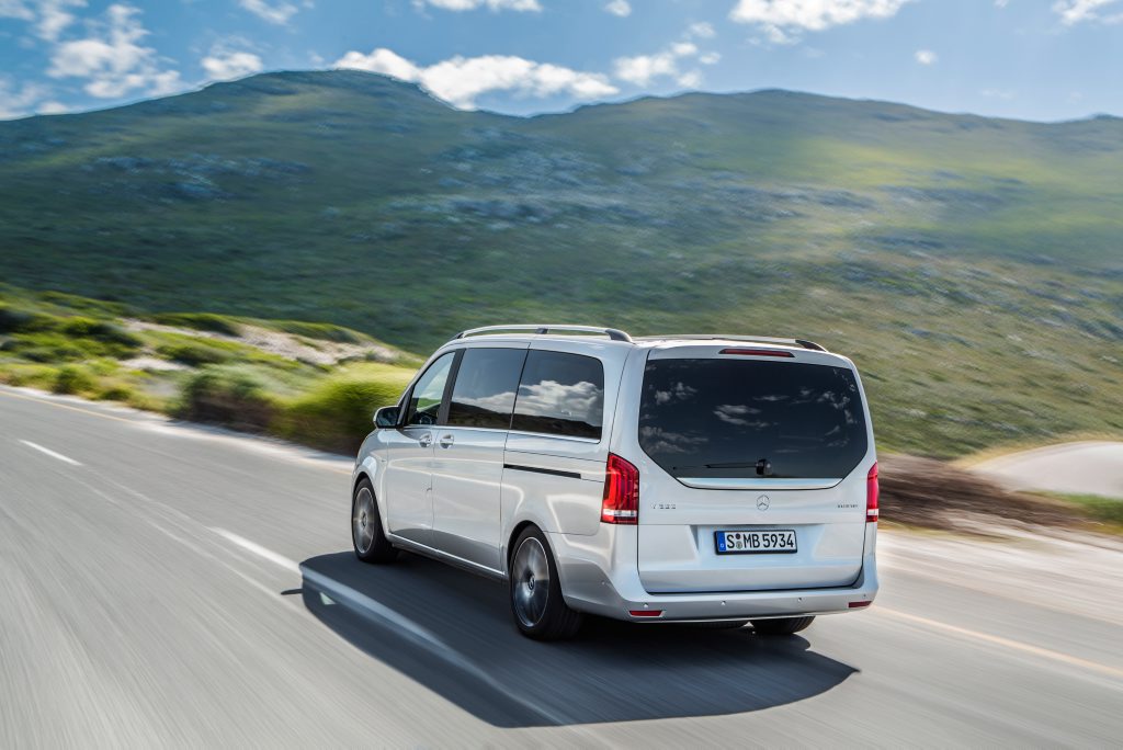 The Mercedes-Benz V-Class will arrive in July. The Mercedes-Benz V-Class will arrive in July.